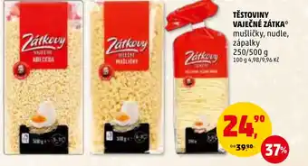 Penny Market TĚSTOVINY VAJEČNÉ ZÁTKA nabídka