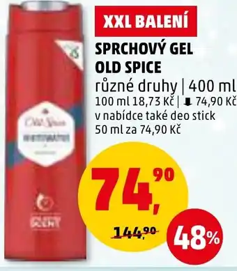 Penny Market SPRCHOVÝ GEL OLD SPICE nabídka