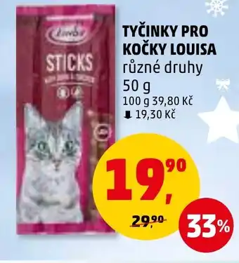 Penny Market TYČINKY PRO KOČKY LOUISA nabídka