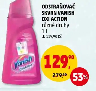 Penny Market ODSTRAŇOVAČ SKVRN VANISH OXI ACTION nabídka