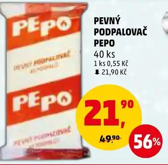 Penny Market PEVNÝ PODPALOVAČ PEPO nabídka