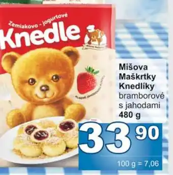 Jip Mišova Maškrtky Knedlíky bramborové s jahodami 480 g nabídka