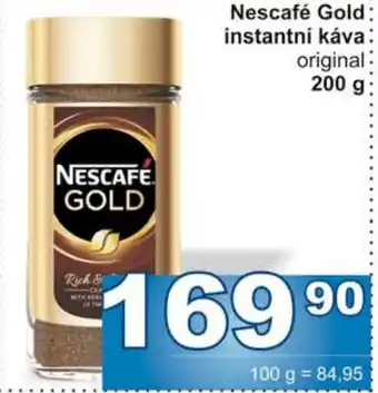 Jip Nescafé Gold: instantní káva original 200 g nabídka