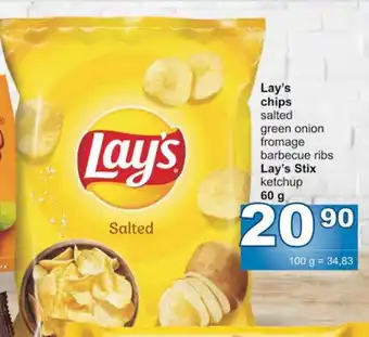 Jip Lay's chips nabídka