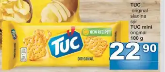 Jip TUC original slanina sýr nabídka