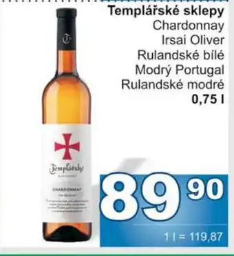 Jip Templářské sklepy 0.75 l. nabídka