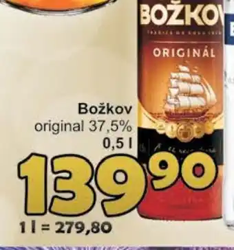 Jip Božkov original 37,5% 0.5 l. nabídka