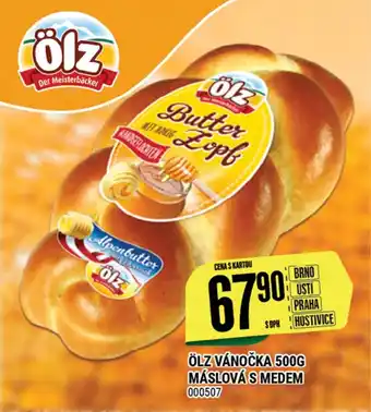 Tamda Foods ÖLZ VÁNOČKA 500G MÁSLOVÁ S MEDEM nabídka