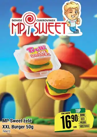 MP Sweet želé XXL Burger 50g