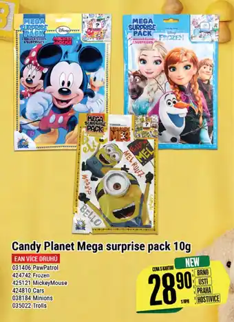 Tamda Foods Candy Planet Mega surprise pack 10g nabídka