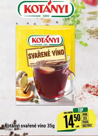 Tamda Foods Kotányi svařené víno 35g nabídka