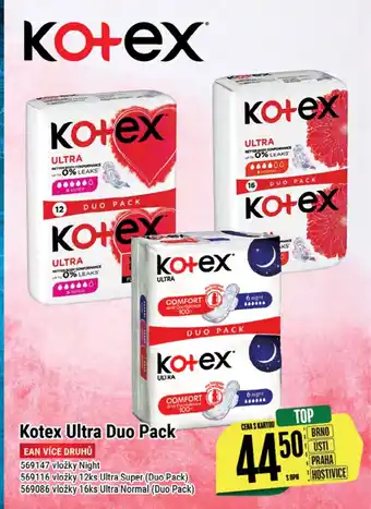 Tamda Foods Kotex Ultra Duo Pack nabídka