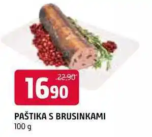 Terno Paštika s brusinkami 100 g nabídka