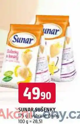 Terno Sunar sušenky 175 g nabídka