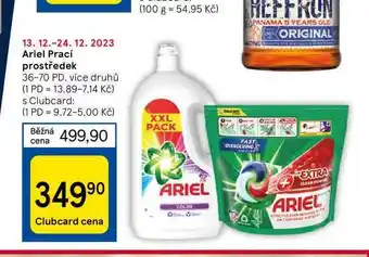 Tesco Ariel prací prostředek 36-70 pd nabídka