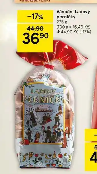 Tesco Vánoční ladovy perníčky 225 g nabídka