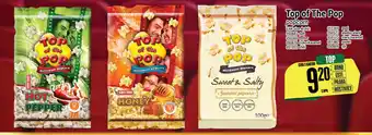 Tamda Foods Top of The Pop popcorn nabídka