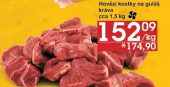 Jip Hovězí kostky na guláš kráva cca 1,5 kg nabídka