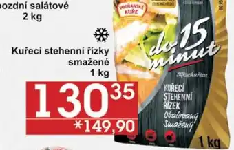 Jip Kuřecí stehenní řízky smažené 1 kg nabídka