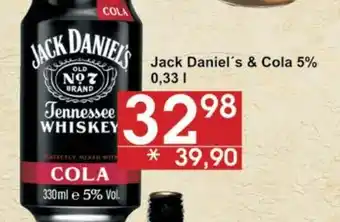 Jip Jack Daniel's & Cola 5% 0,33 l. nabídka