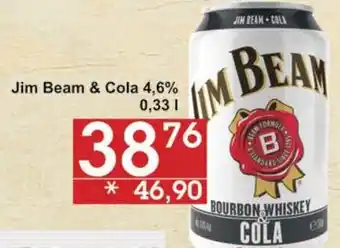 Jip Jim Beam & Cola 4,6% 0,33 l. nabídka