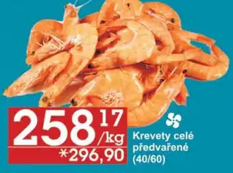Jip Krevety celé předvařené ( 40/60 ) nabídka
