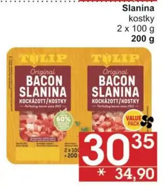 Jip Slanina kostky 2 x 100 g 200 g nabídka