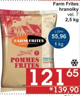 Jip Farm Frites hranolky nabídka