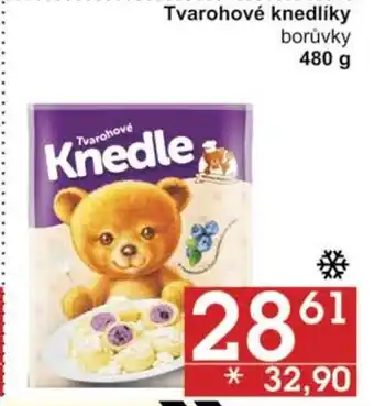 Jip Tvarohové knedlíky borůvky 480 g nabídka
