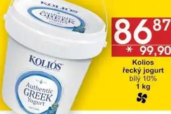 Jip Kolios řecký jogurt bílý 10% 1 kg nabídka