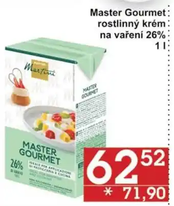 Jip Master Gourmet: rostlinný krém na vaření 26% 1 l. nabídka