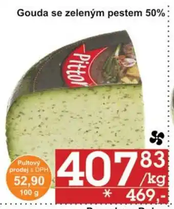 Jip Gouda se zeleným pestem 50% nabídka