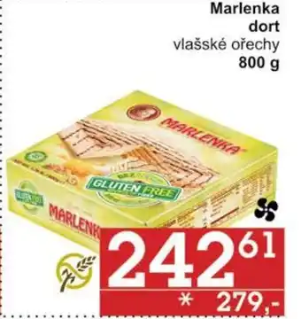 Marlenka dort vlašské ořechy 800 g