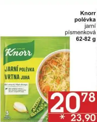 Jip Knorr polévka nabídka