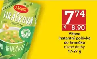 Jip Vitana instantní polévka do hrnečku nabídka