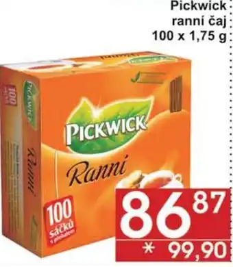 Jip Pickwick ranní čaj nabídka