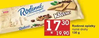 Jip Rodinné oplatky nabídka