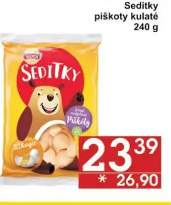 Jip Seditky piškoty kulaté 240 g nabídka