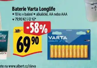 Albert Baterie varta nabídka