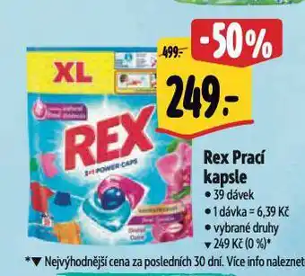 Albert Rex prací kapsle nabídka