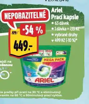 Ariel prací prostředek