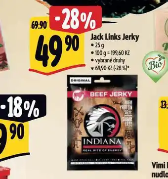 Albert Jack links beef jerky nabídka