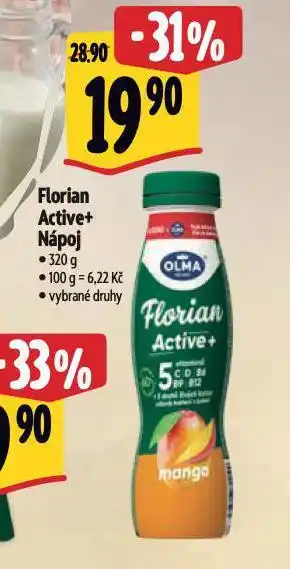 Albert Nápoj florian active+ nabídka
