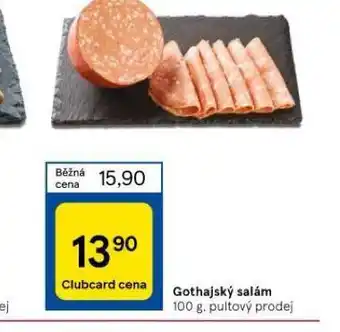 Tesco Gothajský salám nabídka