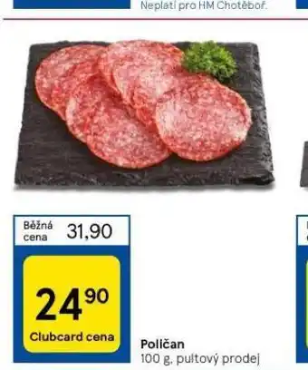 Tesco Poličan nabídka