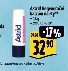 Albert Astrid regenerační balzám na rty nabídka