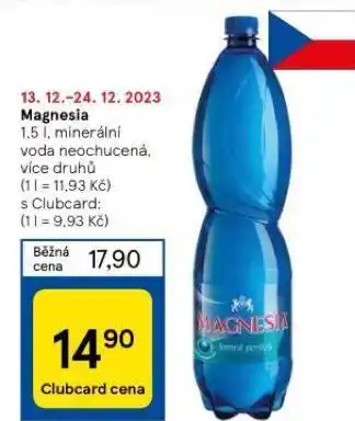 Tesco Magnesia nabídka