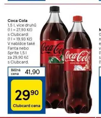 Tesco Coca cola, fanta, sprite nabídka
