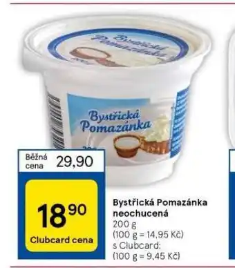 Tesco Bystřická pomazánka neochucená nabídka