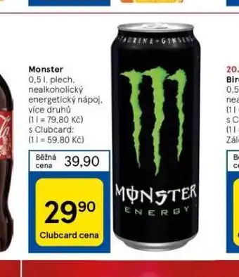 Tesco Monster nabídka